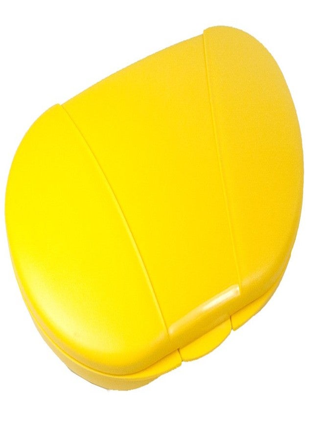 VitaCarry 8-Compartment Travel Vitamin, Medication, and Supplement Pill Box, Holds up to 150 Pills (Yellow) - Image 2